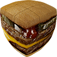 V-CUBE Burger