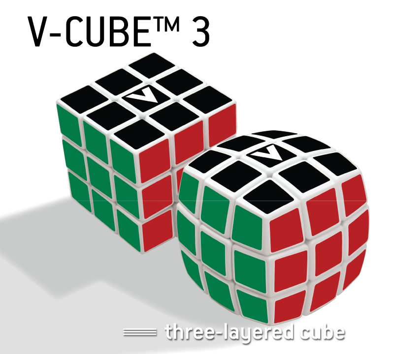 V-CUBE™ 3 The speedcubers cube - V-Classics  Three-Layered 3x3x3 smooth rotation Cube