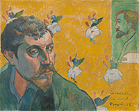 Self-Portrait with Portrait of Émile Bernard (Les misérables)  Paul Gauguin, 1888