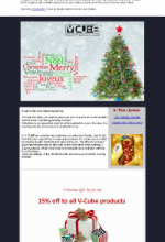 
Holiday discounts from V-CUBE! Merry Christmass!
