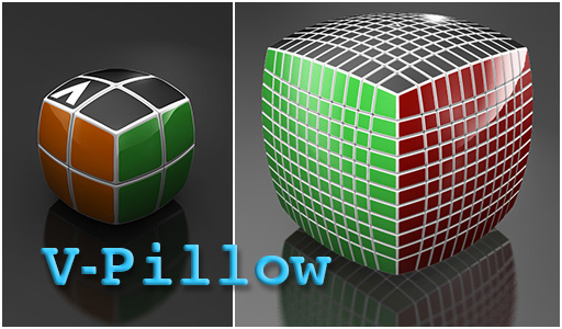 V-Cube 9 x 9 x 9 Pillow Cube 