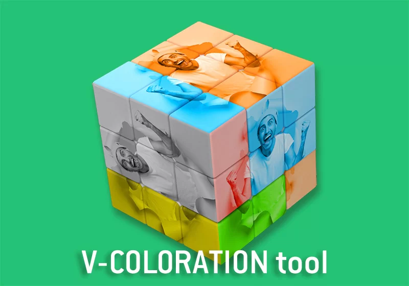 Use V-COLORATION tool and give color to your Images